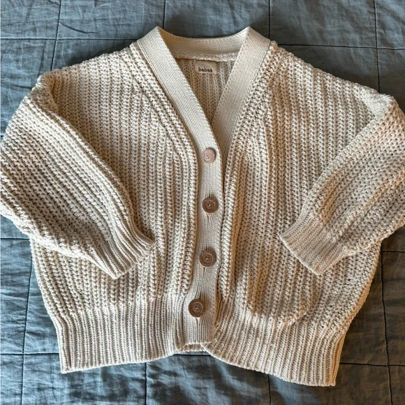 Babaa Cardigan No18 Natural - Picture 1 of 6